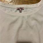 Juicy Couture  white velour/terry cloth pullover large Photo 3