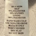 Connected Apparel Dress -  - Sz 10 - some stretch in this dress - gorgeous red roses on black - flowy chiffon - ruffled front from waist to hem, ties at waist. V neck. Faux wrap. 3/4 length sleeves. New! Never worn. Photo 7