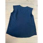 Uniqlo  Sleeveless Top Blouse Navy Blue Size Small Photo 4