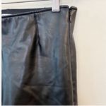 Abercrombie & Fitch Black Faux Leather Pants High Rise Skinny Leg Size Medium Photo 3