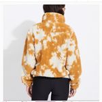 Betsey Johnson Tie Dye Teddy Fleece Jacket Tan Photo 1