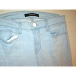 J Brand New $325 Designer Jeans Womens 28 Stepped Back Light Blue White Catalina Photo 6