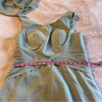 NWOT gray chiffon sleeveless Mother of the Bride dress size 14 chiffon jacket Photo 7