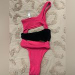 Bond Eye Rico Splice Cutout One Piece Swimsuit Pink Size undefined Photo 3