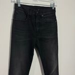 R13 New ‎ High Rise Skinny In Vintage Rebel Black Size 25 Photo 3