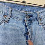 Levi's 501 Jeans Patch Knee Button Fly Distressed Hi-Rise Light Wash Denim Sz 24 Photo 10