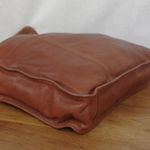 Cole Haan Brown Leather Messenger Bag WIth Laptop Compartment Photo 9