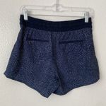 Athleta 4 Printed Baja Shorts in Navy Woodblock Pattern Photo 6
