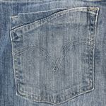 Levi's Denim Capri Cropped Jeans Womens Cuffed Hem Casual Comfort Fit Sz 14 EUC Photo 8