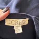 J.Crew - Long Giselle Sweater Blazer Navy Gold Button Cardigan Coatigan Sz S Photo 5