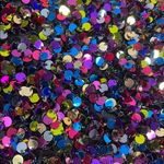 Colorful Multicolor Sequin Women's shoulder party nightclub Bag nwot Blue Photo 1