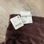 Free People  x We The Free Risk Taker Cord Straight Leg in Chocolate Truffle 27 Photo 6