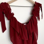 MISA Los Angeles X REVOLVE Micaela Dress Burgundy Womens Medium Photo 8