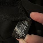 Betabrand  Jett Dress Black Faux Leather Front Pull On Yoga Pants Size S Long Photo 3