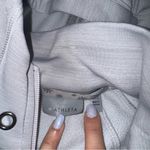 Athleta Skinny Stripe Strength Hoodie in Silver Shimmer - Size XXS Photo 3