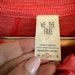 Free People  We The Free Don't Forget Me Pink Slub Asymmetrical Henley Small Photo 6