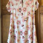 Jella Couture New Jella C Boutique Beige Pink Floral Dress Small Photo 3