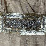 BCBG MaxAzria gold dress with beading Photo 3