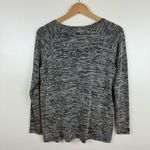Club Monaco  Womens Black Striped Pullover Crew Neck‎ Sweater Sz XS | Minimalist Photo 7