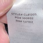 Lulus Women Black Twist Front Sweetheart Neckline Blouse Linen Blend Size Small Photo 7