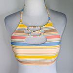 Hot Water  Pastel Stipe Bikini Swim Top SP Shade & Shore Yellow Bottom S Photo 8