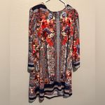 GG Collection Multicolor Floral Tunic Red Size 2X Photo 1