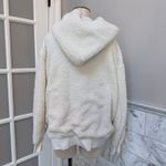 ATM Anthony Thomas Melillo Fuzzy Teddie Sherpa Fleece Cozy Hoodie Medium Tan Photo 1