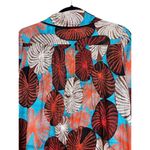 Diane Von Furstenberg  Silk-Blend Botanical Dress/ Swim Suit Cover Up Size 8 Photo 2