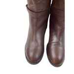 Ralph Lauren Meranda Boots Womens 6B Brown Leather Riding Quite Luxury Academia Photo 3