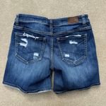 BKE  Stella Distressed Stretch Blue Jean Shorts Size 27 ABK1930 Photo 1