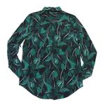 Equipment NWT  Essential in Eclipse Palm Frond Silk Button Down Shirt M $278 Photo 4