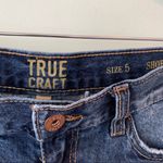 True Craft  Distressed Fringed Denim Jean Shorts 5 Photo 2