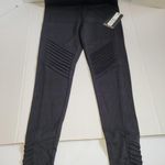 Marc New York Women's Black Long Legging Chevron Seams, XS Photo 0