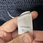 Jones New York  Women's Sweater Size Medium Navy Blue Open Knit Photo 6