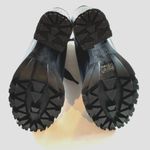 Schutz Zhara Black Leather Sherpa Lined Heeled Lace up Boots NEW Size 7 Photo 9