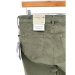 NYDJ  Sheri Slim Ankle Jeans Topiary Olive Green Women's Size 12 Fray Hem NWT Photo 3