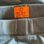 Moroccan Blue Marycrafts Women's Pull On Stretch Yoga Dress Business Work Pants Size L Photo 3