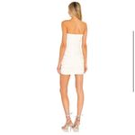 Amanda Uprichard x REVOLVE Palma Leather Dress in Cream Medium Photo 1