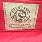 Spartina Linen and Leather Bag in Pink Photo 1