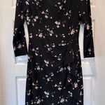 Ralph Lauren Lauren  Black Floral Amadora Dress Size 2 Photo 1