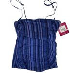 Xhilaration Y2k Mesh Striped Lingerie Set Size 6/ Medium NEW Purple Photo 4