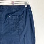 Avenue  Plus Size 26 Shorts Navy Blue Chino Pockets High Rise 11 Inch Stretch 980 Photo 9
