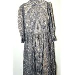 Ulla Johnson  Lucinda Puff Sleeve Corduroy Button Collared Midi Dress Size 10 Photo 3