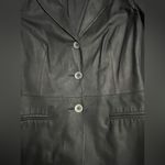 Vince Leather Suede Jacket Blazer Black NWOT Photo 5