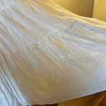 Lulus  White Sleeveless Tiered Dress Boho Sexy Prairie Cottagecore Large FLAWS Photo 1