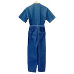 Everlane The Fatigue Short-Sleeve Jumpsuit Boiler Suit Slate Blue Size 0 | XS Photo 4