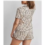 Brand New State of Day Women's Size 2X Textural Animal Print Sleepwear Set Pink Photo 2