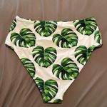 Cupshe  Monstera High Waisted Bikini Bottoms Photo 1