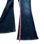 American Eagle Super High Rise Flare Jeans 14 Reg split hem Cloudy blue wash Photo 8