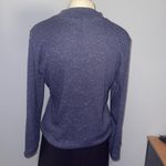 Violets & Roses Elegant Navy Blue sparkly Women's Sweater NWT petite medium Photo 1